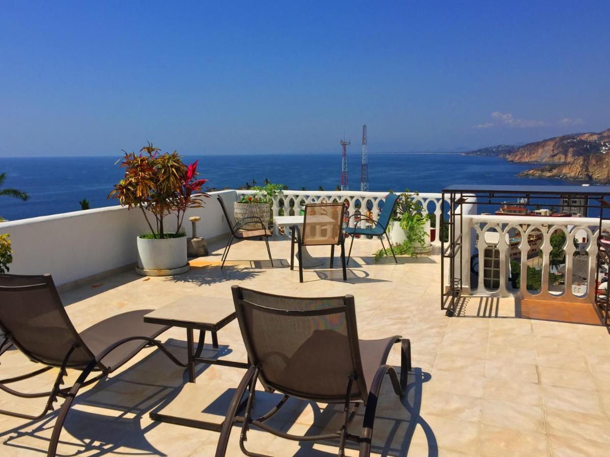 Penthouse Vlm Gran Terraza 200 Metros Vista Inmejorable Piscina Gigante Vila Acapulco Exterior foto